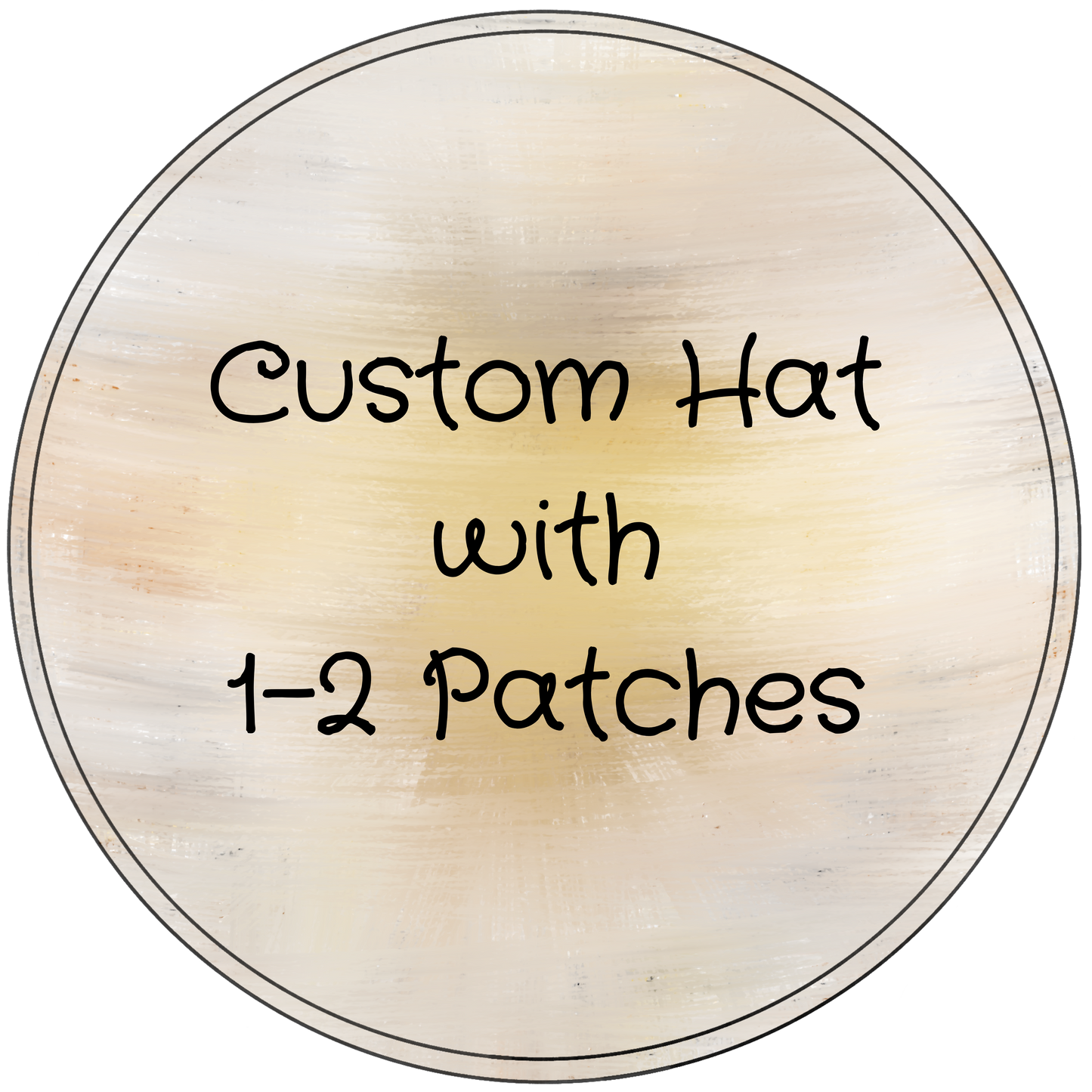 Custom Hat with 1- 2 Patches
