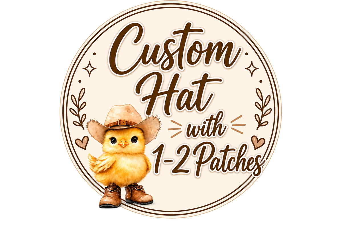 Custom Hat with 1-2 Patches