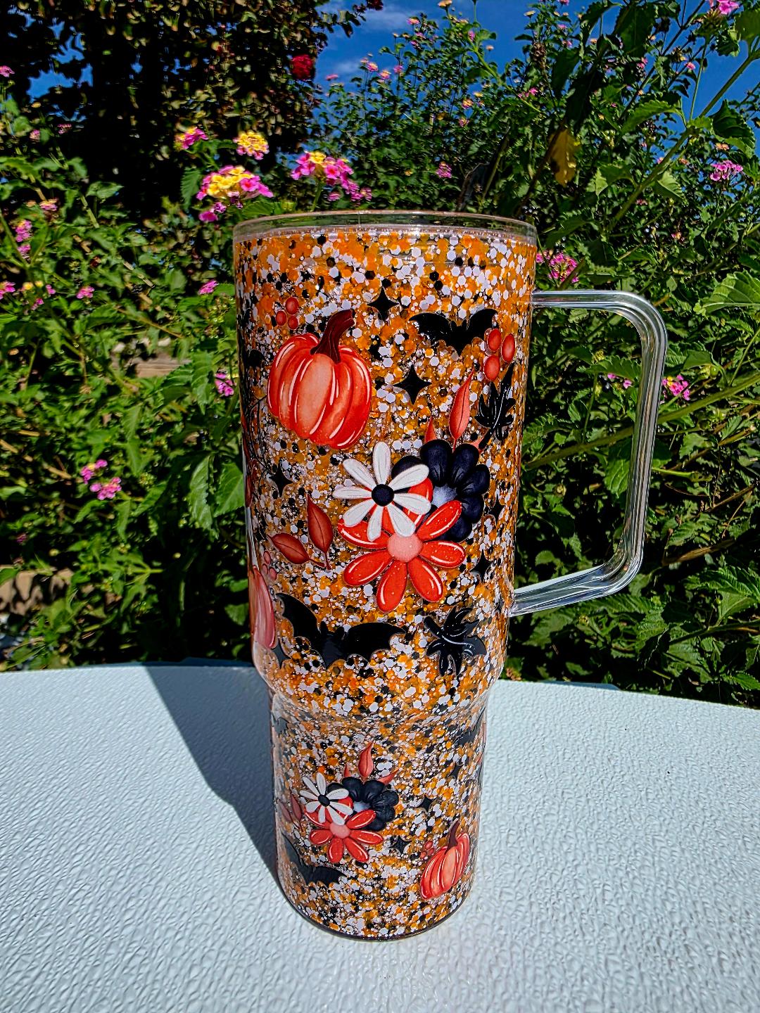 Ghost Halloween Tumbler