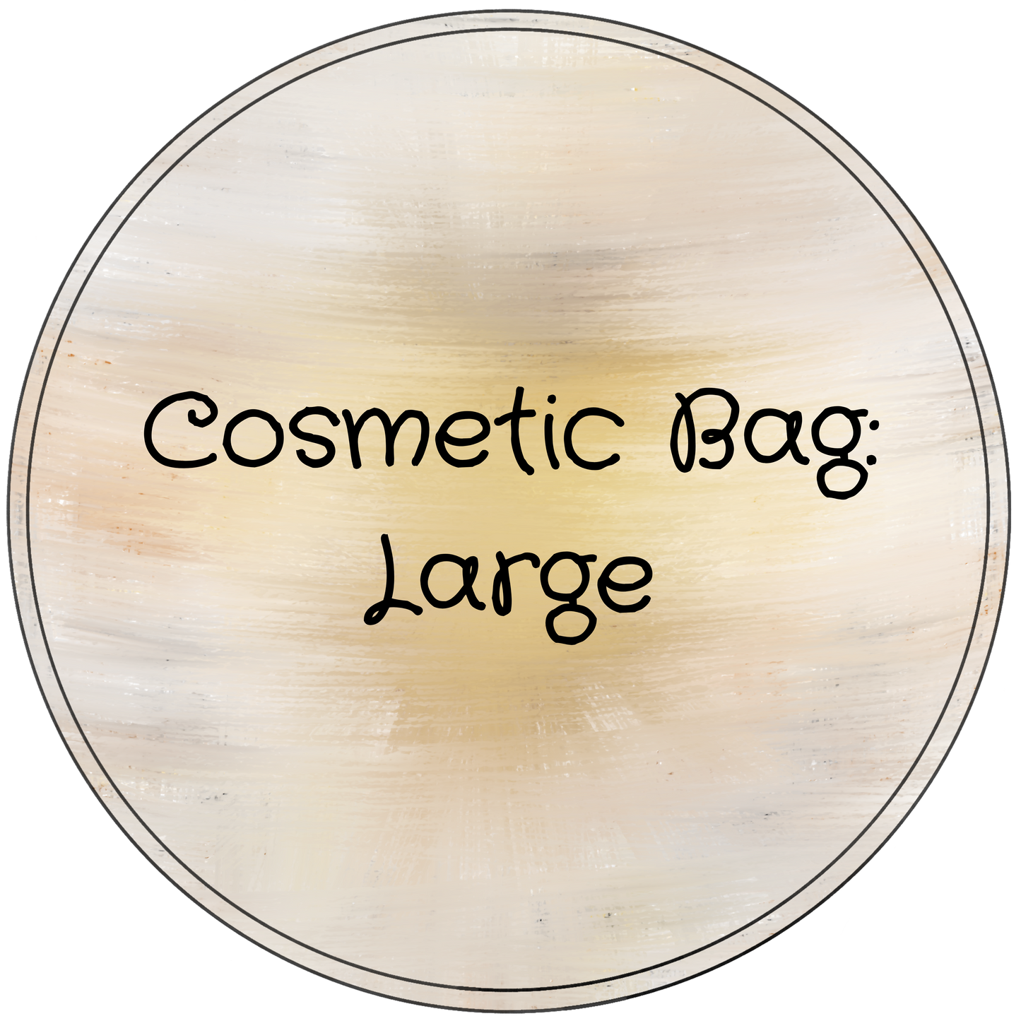 Cosmetic Bag: Large
