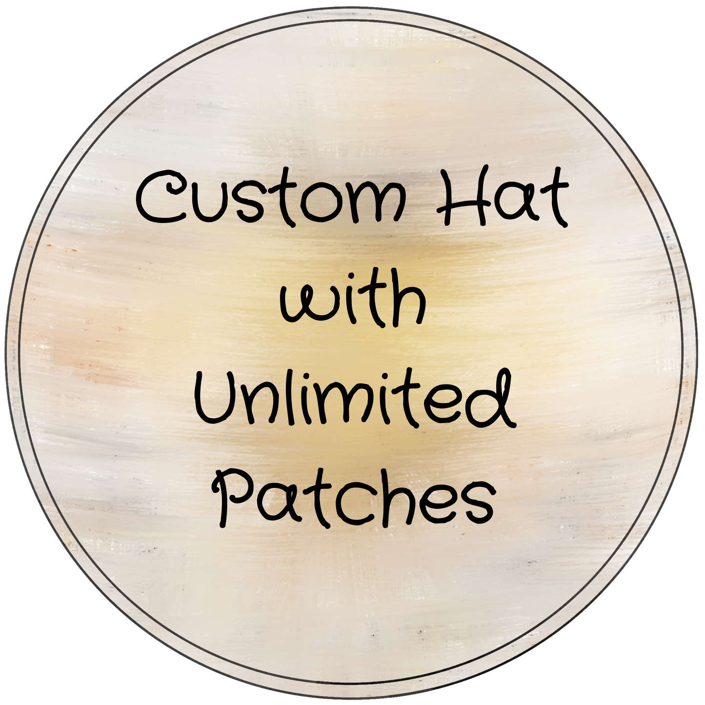 Custom Hat with Unlimited Patches