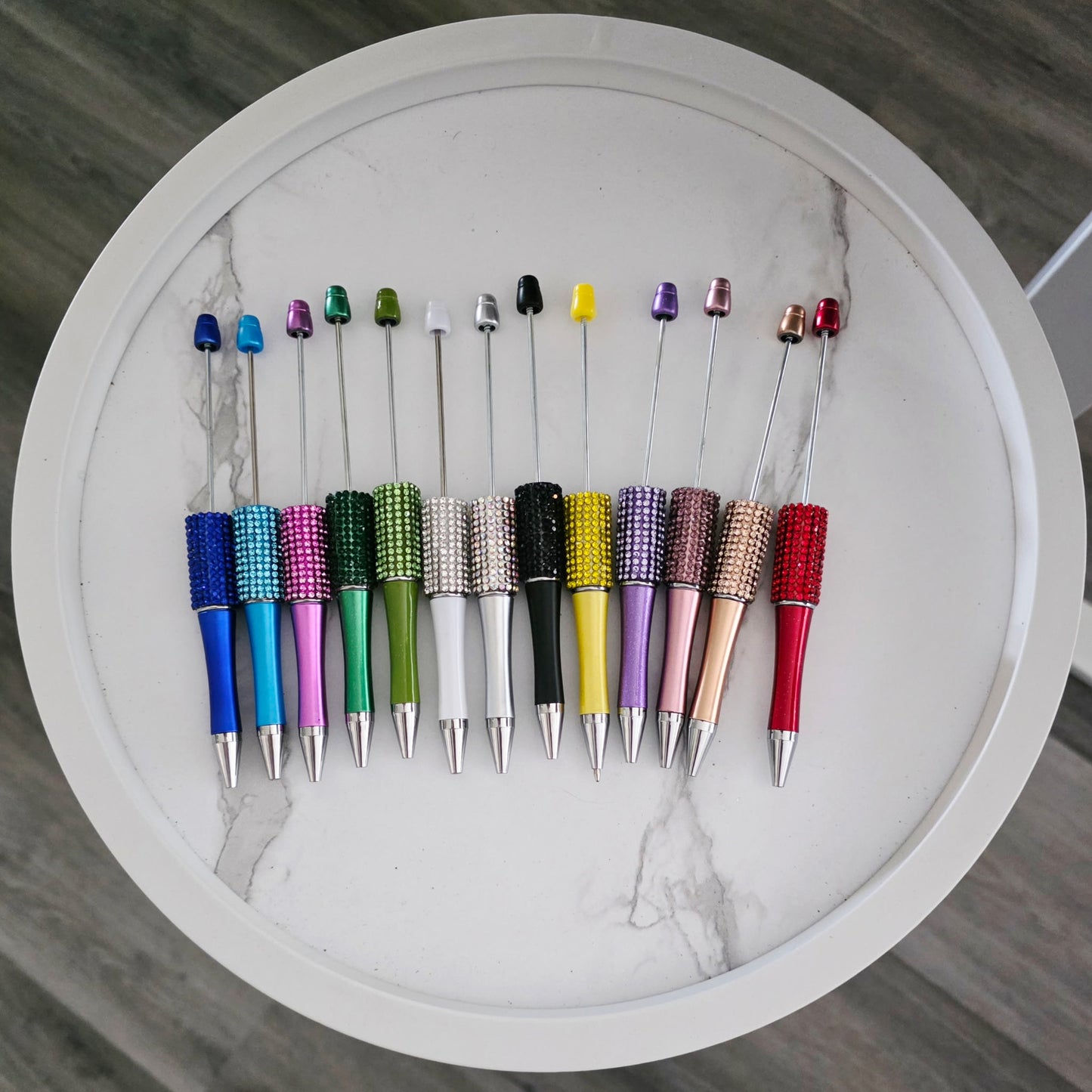 Half Rhinestone Pens