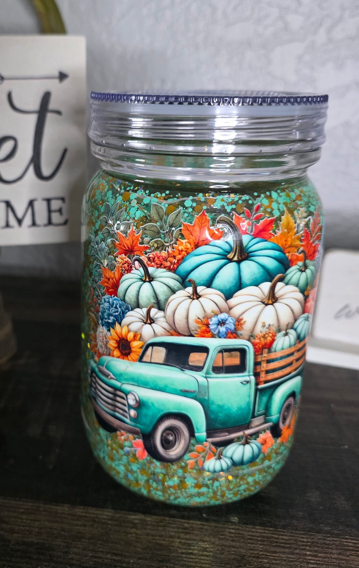 Truck Carrying Pumpkins
