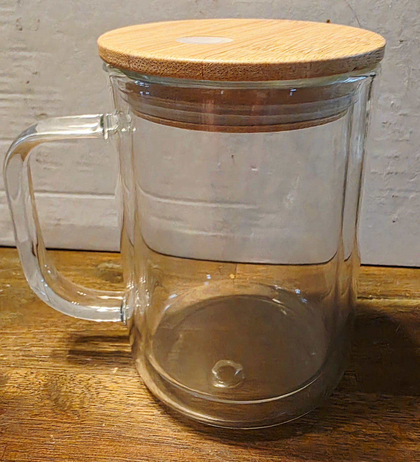 GLASS COFFEE MUG 15 OZ.