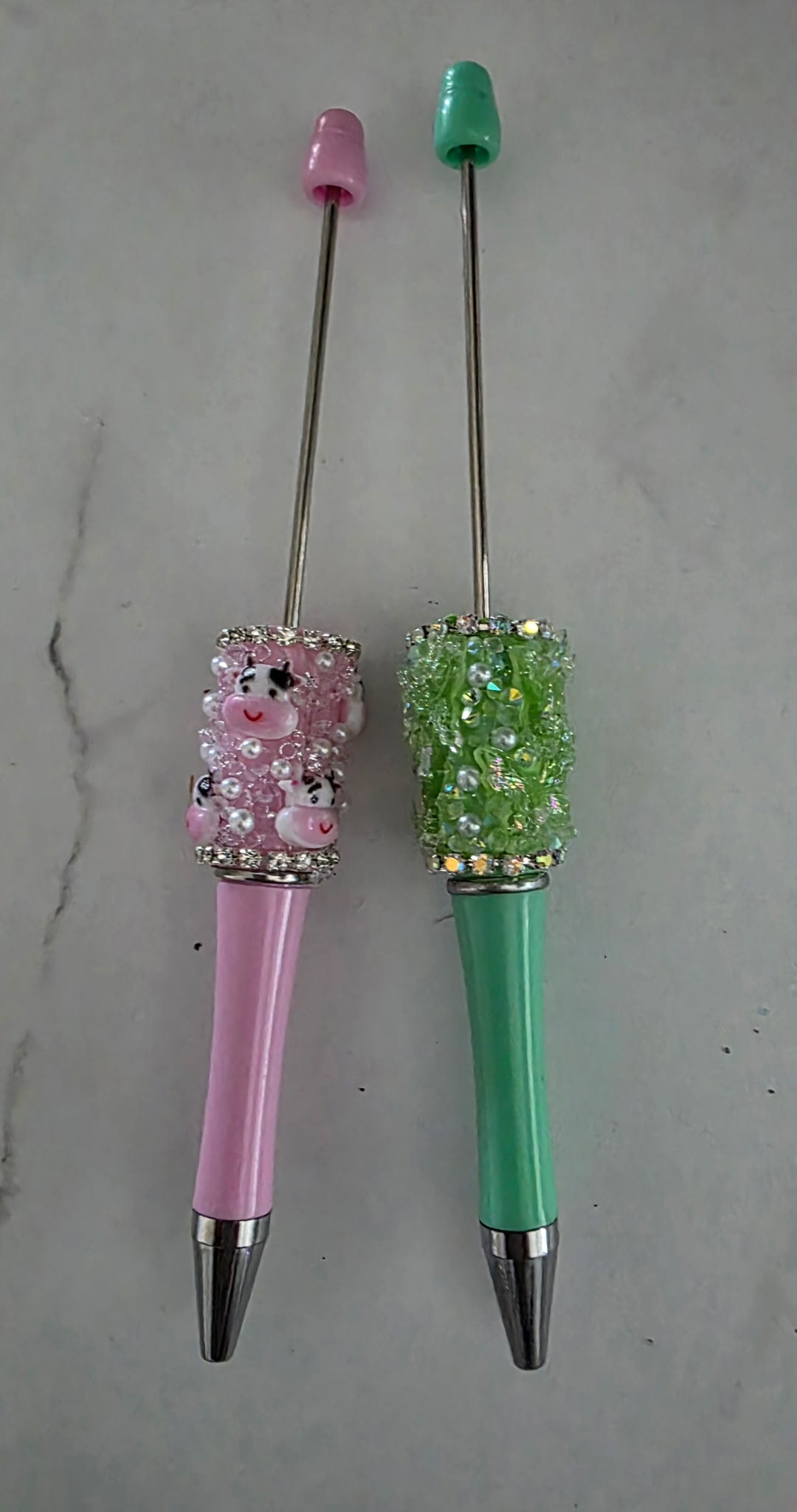 Half Rhinestone Pens