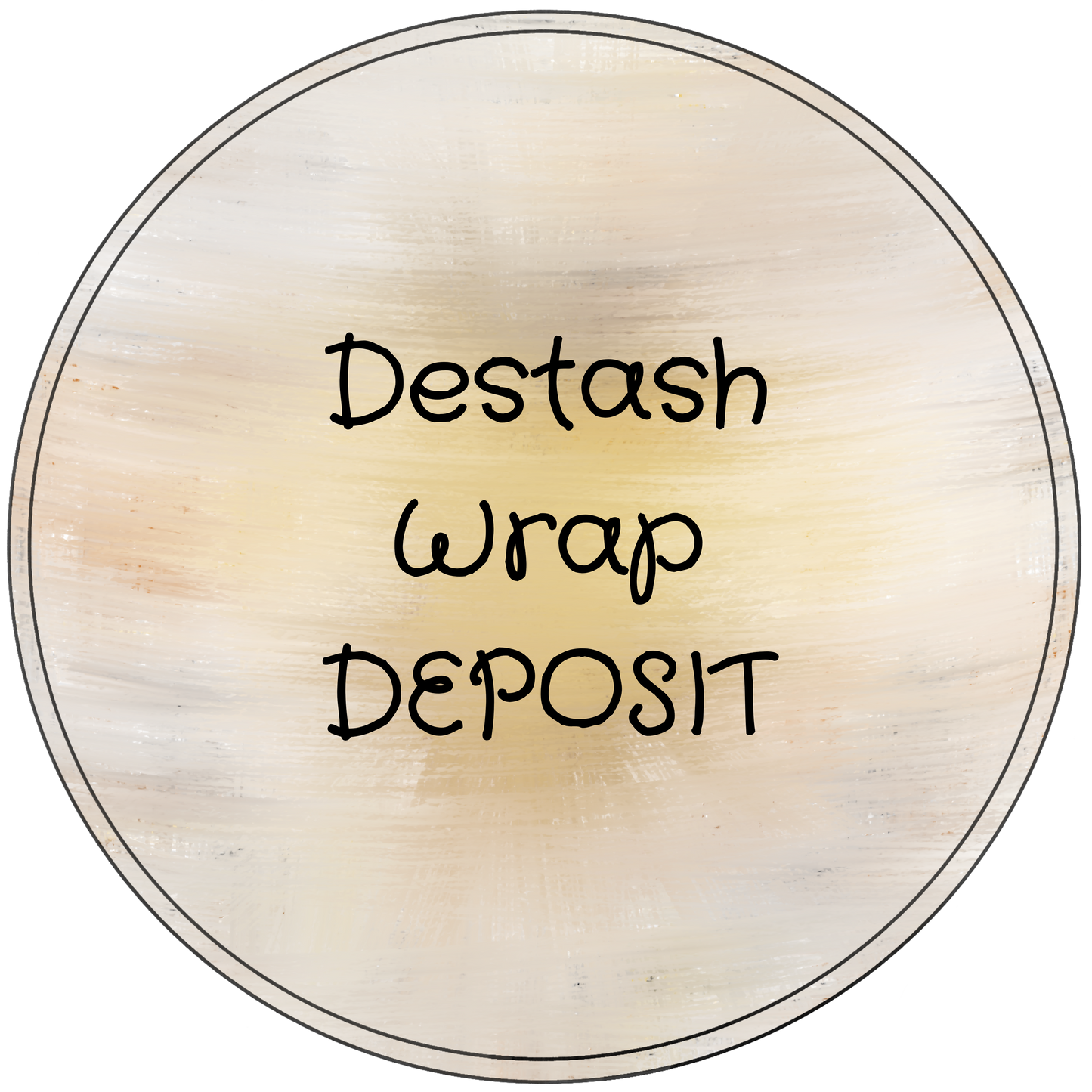 Destash Wrap DEPOSIT