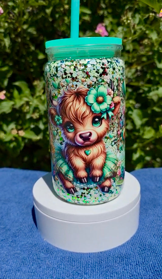 Highland Cutie Cow Tumbler
