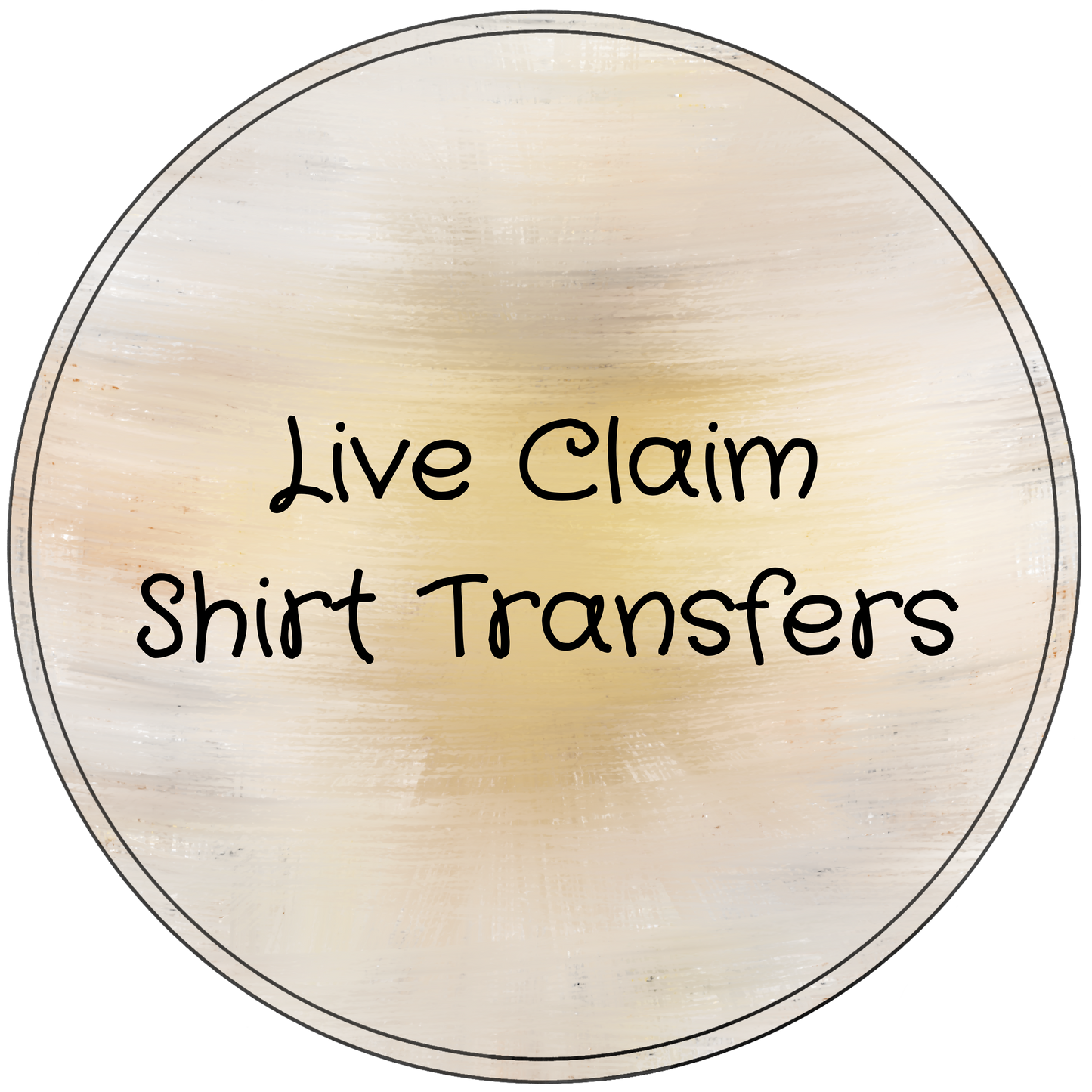 Live Claim Shirt Transfers