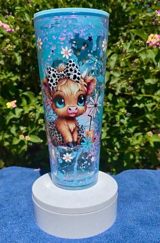 Sweet Girl Cow Tumbler