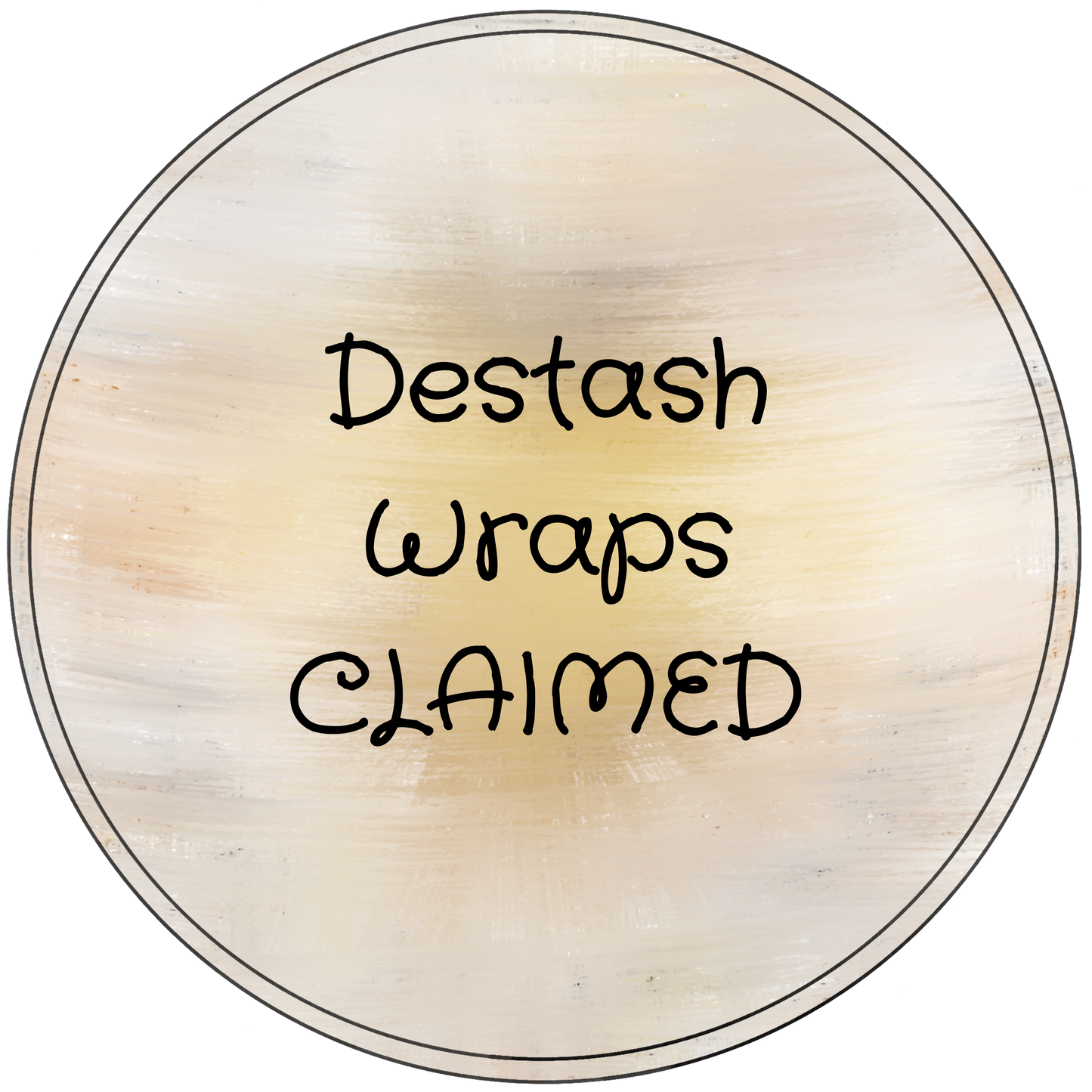 Destashed Wraps CLAIMED