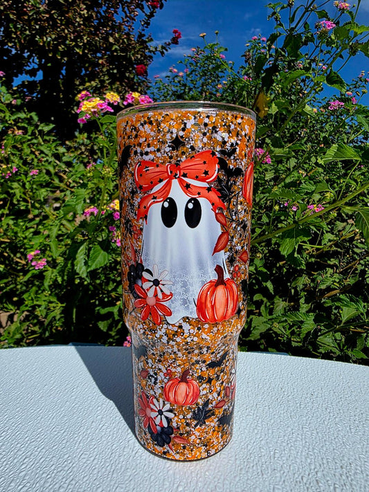 Ghost Halloween Tumbler