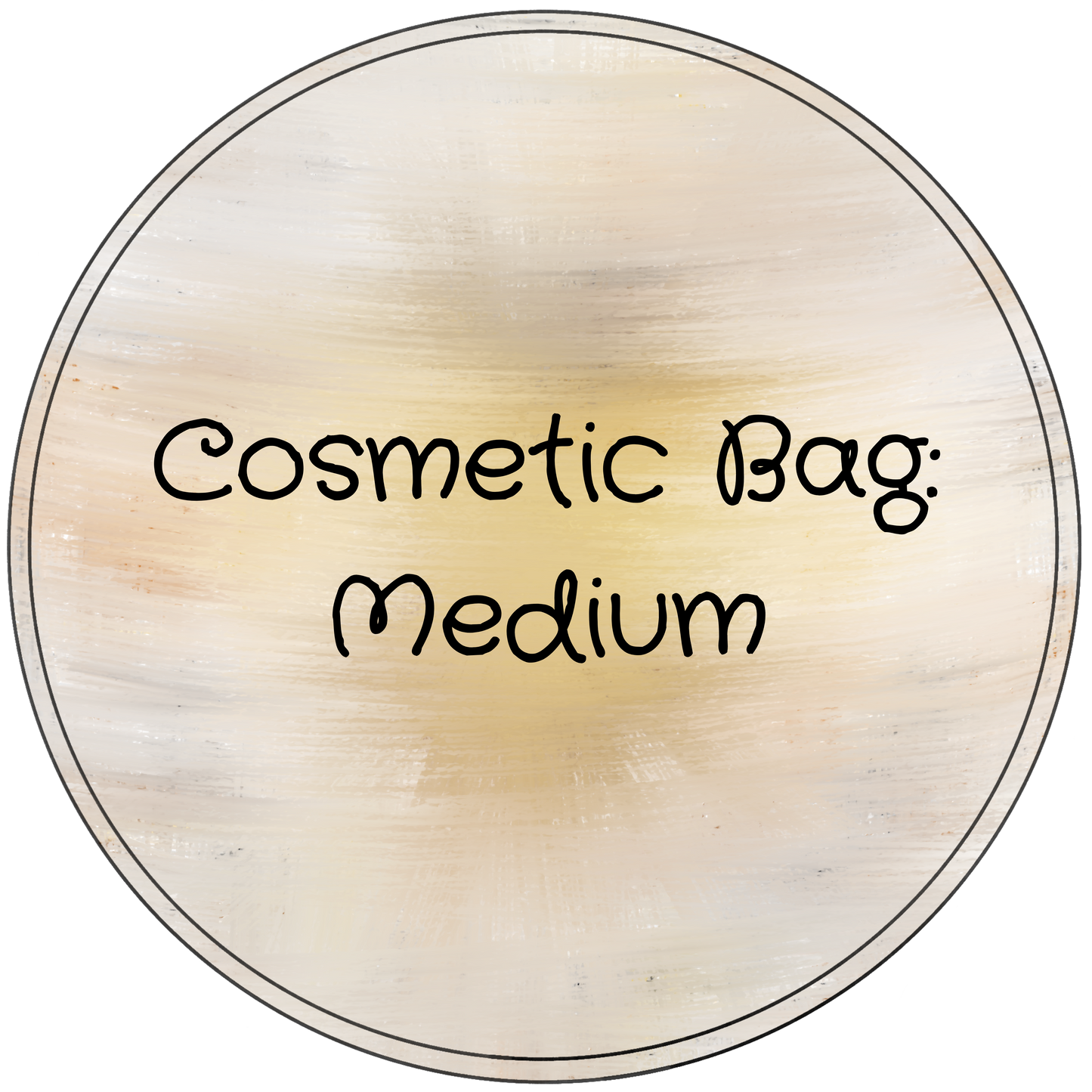 Cosmetic Bag: Medium