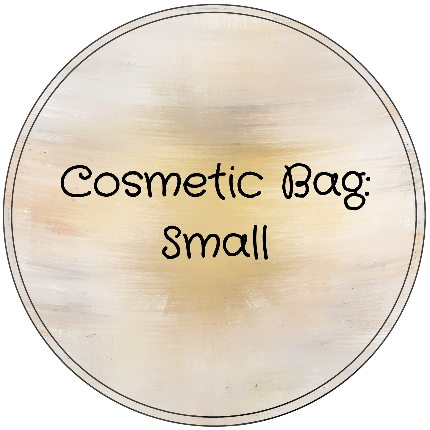 Cosmetic Bag: Small